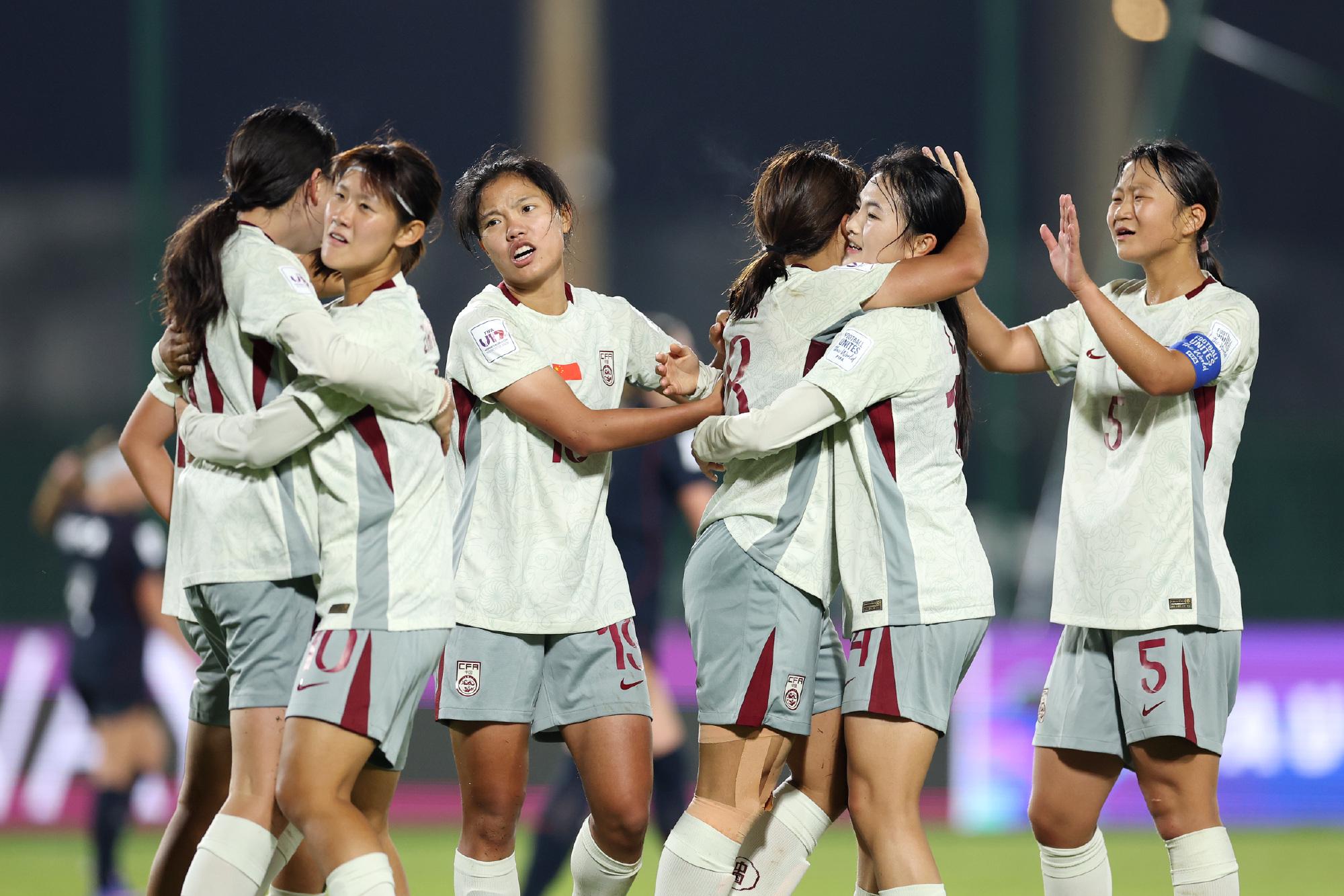万搏中国U17女足全胜出线！3